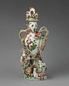 Vase (one of a pair) by Chelsea Porcelain Manufactory