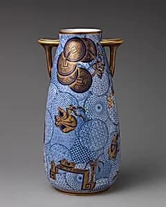 Vase (one of a pair) by Worcester factory