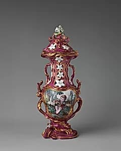 Vase (one of a set of three) by Chelsea Porcelain Manufactory