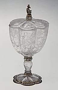 Vase with cover by Imperial Court Workshop, Prague