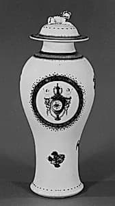 Vase with cover by Unknown Artist