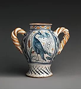Vase with love motifs by Unknown Artist