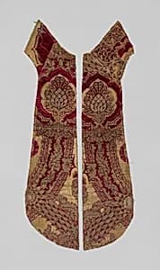 Velvet panels from a chasuble by Unknown Artist