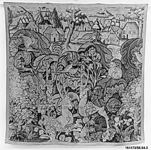 Verdure with animals and landscapes by Unknown Artist