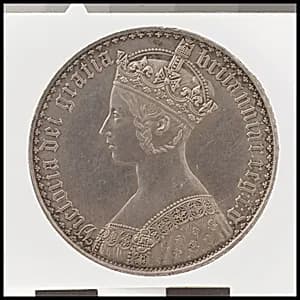 Victoria "Gothic" crown by William Wyon