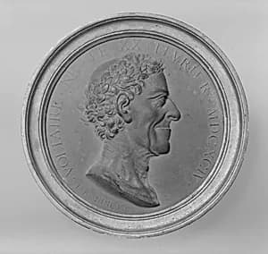 Voltaire (François-Marie Arouet, 1694–1778) by Jean-Baptiste Nini
