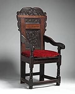 Wainscot armchair by Unknown Artist