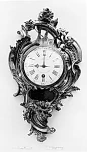 Wall clock (cartel) by Jean-Jacques Fieffé