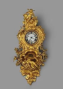 Wall clock (pendule en cartel)