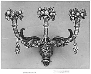 Wall light (candelabre appliqué) by Unknown Artist
