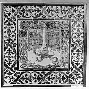 Wall tile by Unknown Artist