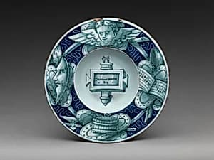 Wide-rimmed bowl by Jacopo da Pesaro