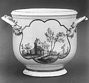 Wine glass cooler (seau à verre) by Vincennes Manufactory