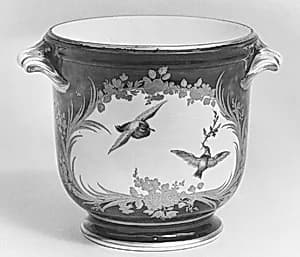Wine glass cooler (seau à verre) by Vincennes Manufactory