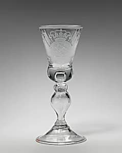 Wineglass (marriage glass) by Unknown Artist
