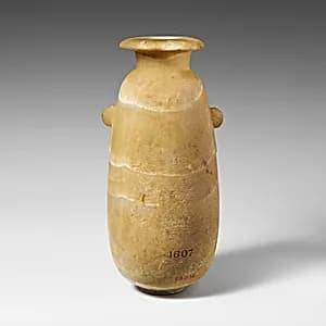 Alabaster alabastron (perfume vase) by Unknown Artist