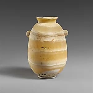 Alabaster alabastron (perfume vase) by Unknown Artist