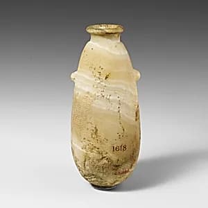 Alabaster alabastron (perfume vase) by Unknown Artist