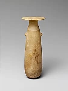 Alabaster alabastron (perfume vase) by Unknown Artist