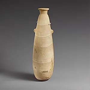 Alabaster alabastron (perfume vase) by Unknown Artist