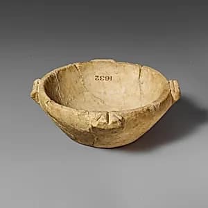 Alabaster mortar or deep bowl by Unknown Artist