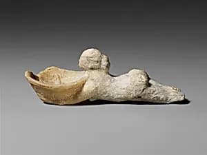 Alabaster spoon or ladle by Unknown Artist