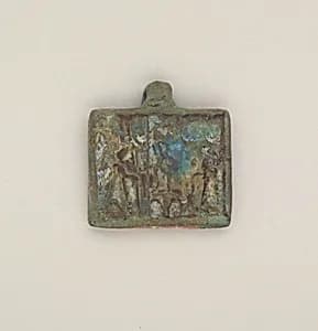 Amulet plaque, group of deities by Unknown Artist