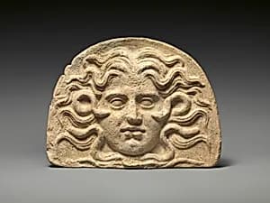 Antefix, head of Medusa by Unknown Artist