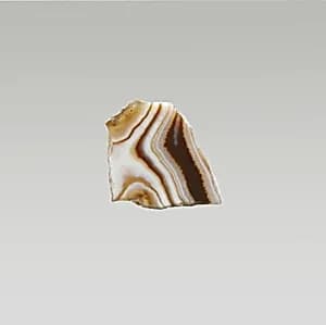 Banded agate inlay fragment by Unknown Artist