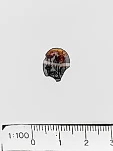 Banded agate ring stone by Unknown Artist
