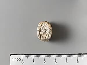 Banded agate scarab by Unknown Artist