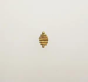 Bead ornament, oval-shaped by Unknown Artist
