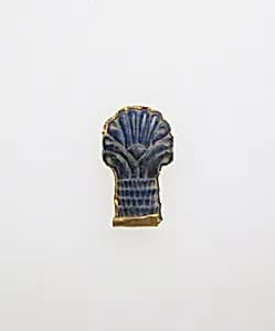 Bead ornament with lapis lazuli by Unknown Artist