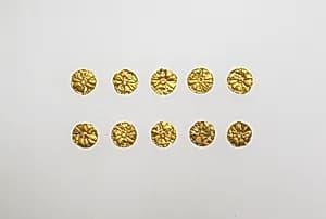 Bead ornaments, circular, 10 by Unknown Artist