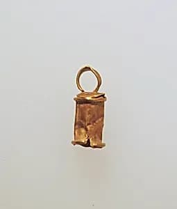 Bead pendants, tubular by Unknown Artist