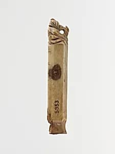 Bone knife handle by Unknown Artist