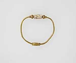 Bracelet with cylinder seal by Unknown Artist
