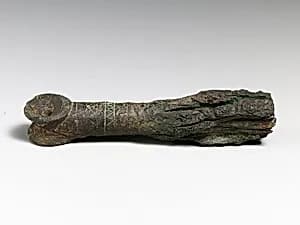 Bronze and iron knife by Unknown Artist
