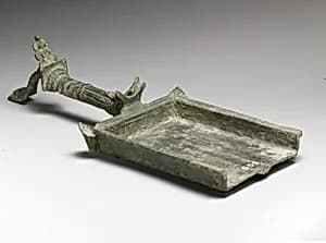 Bronze batillum (incense shovel) by Unknown Artist