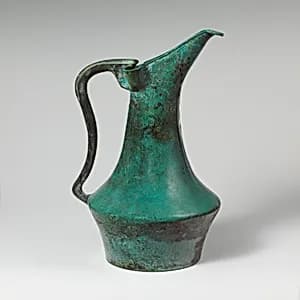 Bronze bowl and oinochoe (jug) by Unknown Artist