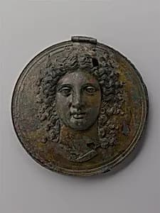 Bronze box mirror by Unknown Artist