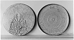 Bronze box mirror by Unknown Artist