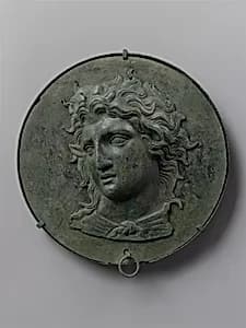 Bronze box mirror by Unknown Artist