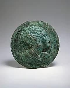 Bronze box mirror by Unknown Artist