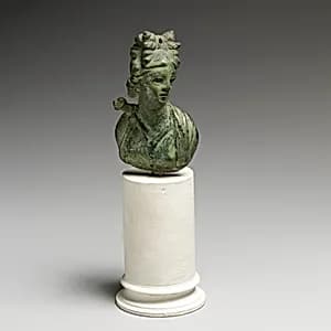 Bronze bust of Artemis by Unknown Artist