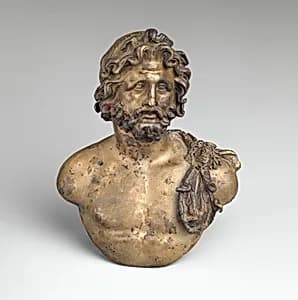 Bronze bust of Jupiter by Unknown Artist