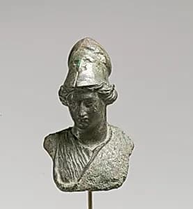 Bronze bust of Minerva by Unknown Artist