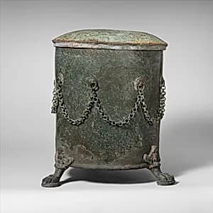 Bronze cista (toiletries box) by Unknown Artist