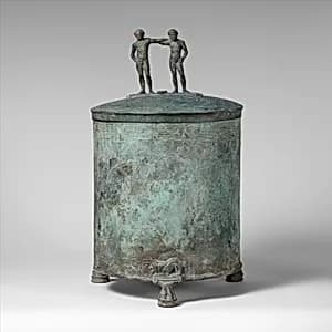 Bronze cista (toiletries box) by Unknown Artist