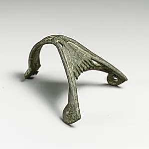 Bronze handle of a jug by Unknown Artist